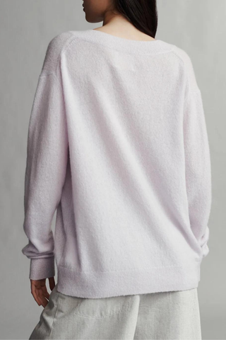 Perfect Deep V Sweater | Lilac Tint