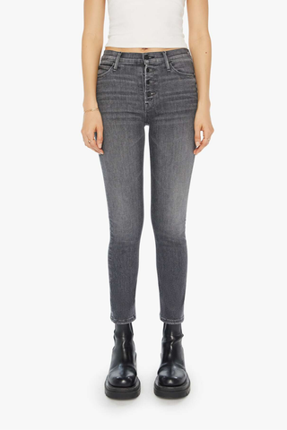 Pixie Mid Rise Dazzler Ankle Jean | Up In Smoke