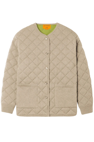 Quilted Liner Jacket In Cashmere Blend | Dune