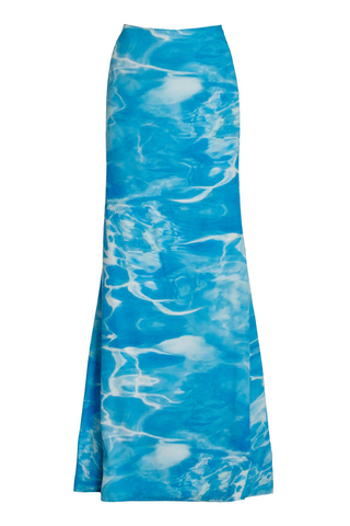 Slip Skirt | Turquoise