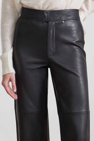 Monterey Leather Pant | Black