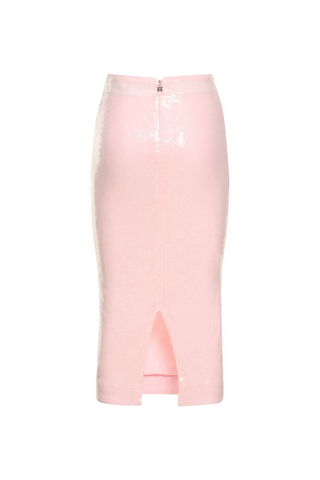 Sequin Midi Pencil Skirt | Orchid Pink