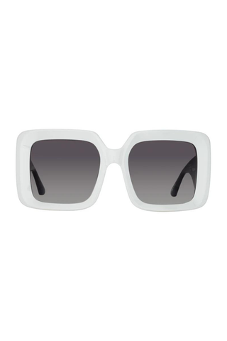 Shelly Oversized Sunglasses | White