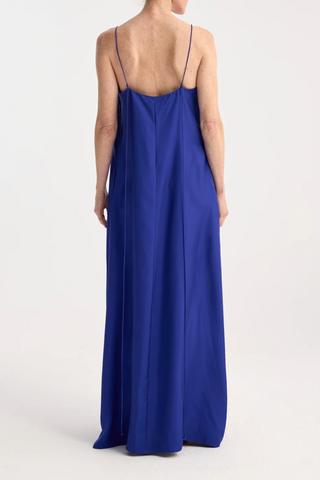 Silk Strap Dress | Electric Blue