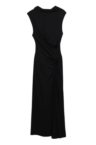 Acacia S/L Midi Dress | Black