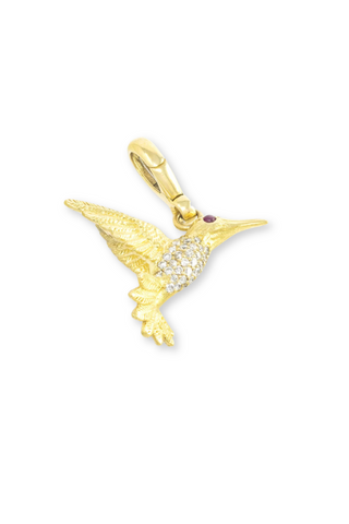 Small Hummingbird Charm