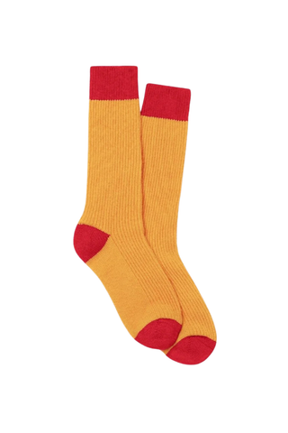 The Soft Socks | Sungold/True Red