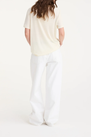 Wool T-Shirt | Cream