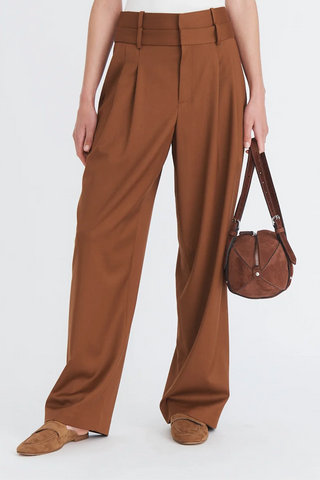 Suede Football Bag | Brown