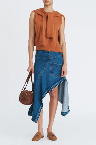 Suede Football Bag | Brown