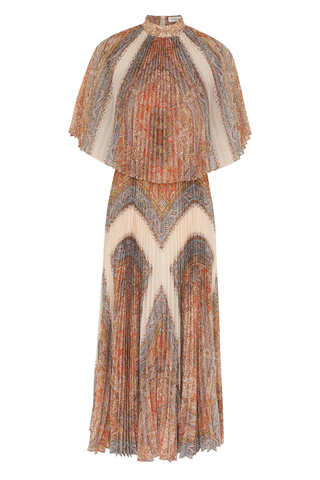 Illustration Sunray Midi Dress | Paisley Haze