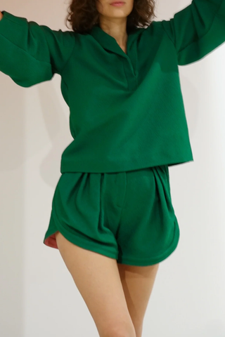 Tailored Running Short | Green