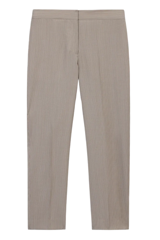 The Lexington Trouser | Taupe Pinstripe