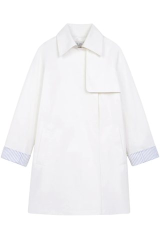 The Shift Raincoat | White