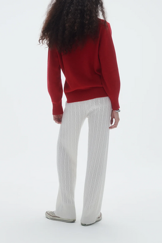 The V Sweater | True Red