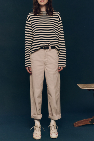 The Sailor Sweater | Black Stripe