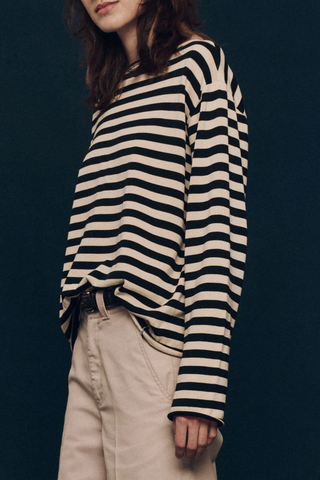 The Sailor Sweater | Black Stripe