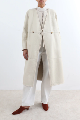 Vanelli Coat | Ivory