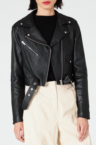 Baby Jane Smooth Leather Jacket