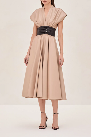 Viktoria Dress | Taupe