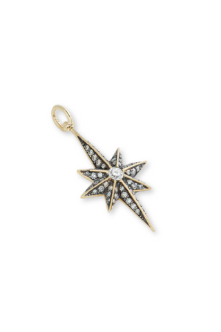 Victorian Star Diamond Pendant