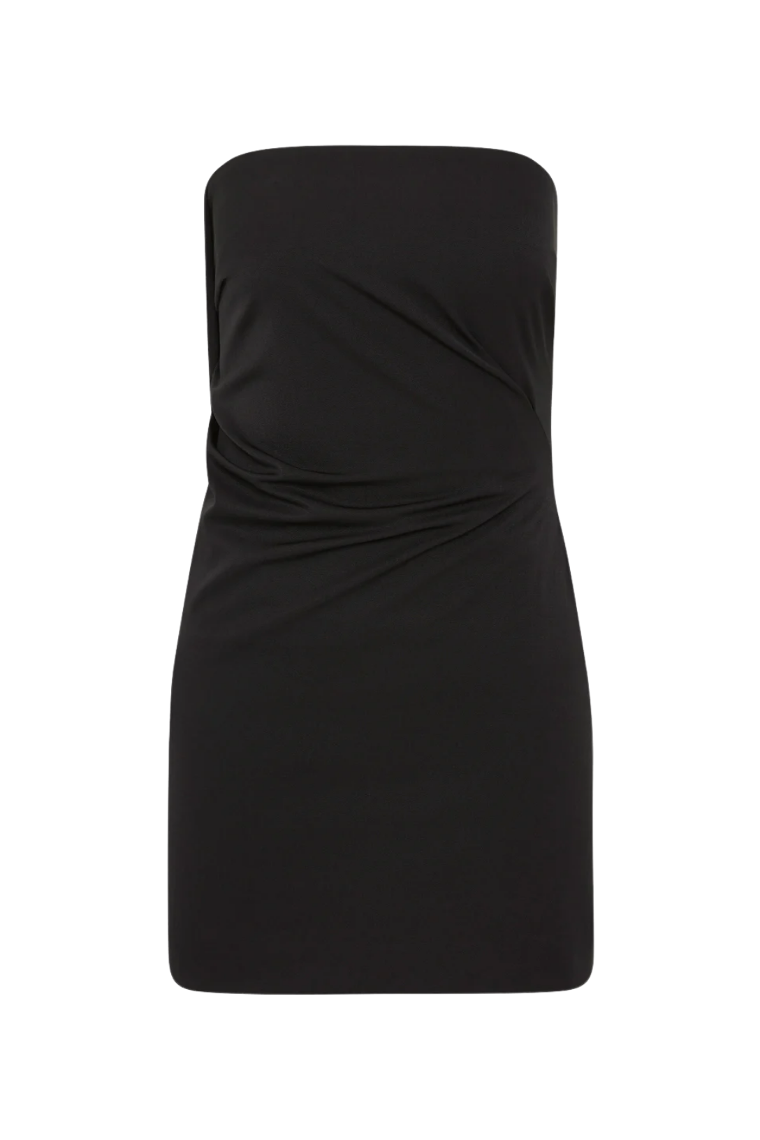Wool Drape Mini Dress | Black Valentines Austin Wool Drape Mini Dress | Black Valentines Austin