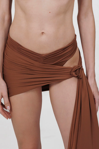 Pestagua Skirt | Cocoa Brown