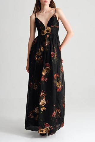 Pero Gown Dress | Ariana Flora Black