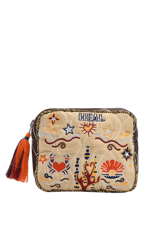Heal Teen Pouch | Curry/Beige