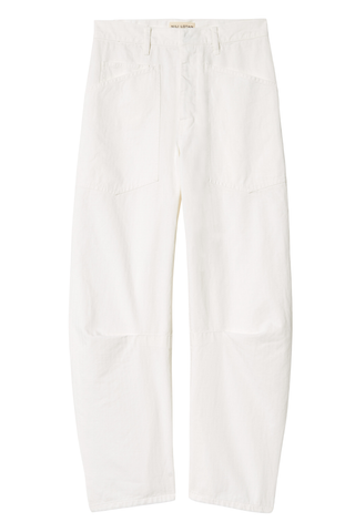 Shon Herringbone Pant | Vintage Cream