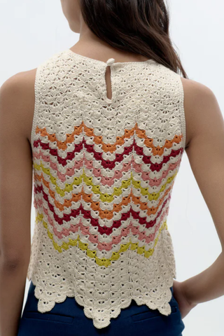 Cuenca Top | Multi Ivory