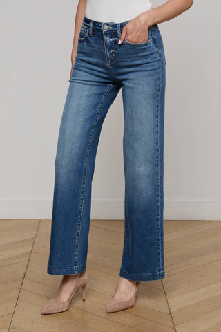 Scottie Wide Leg Jean | Cambridge