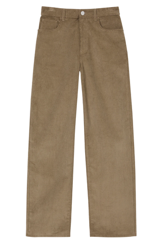 Relaxed Corduroy Trousers | Dark Sage