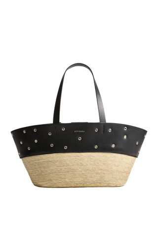 Knot Basket Small | Black/Silver