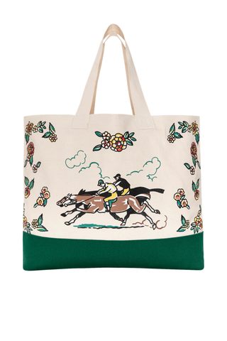 The Derby Tote | Cream