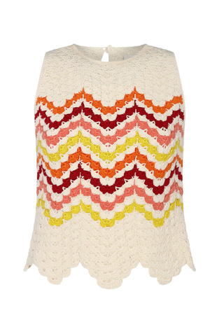 Cuenca Top | Multi Ivory