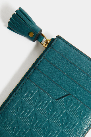 Anya Brands Zip Card Case Frosted Flakes | Light Petrol
