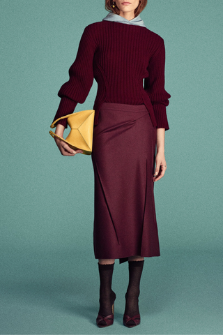 Ribbed Jumper | Acai