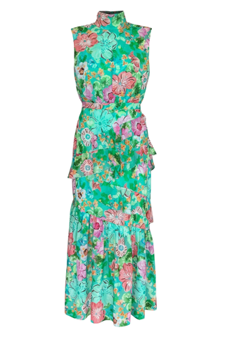 Fleur Ruffle Dress | Papaver Watercolour
