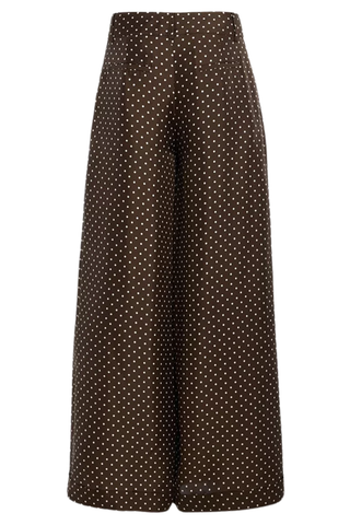 Mila Pant | Polka Dot Brown