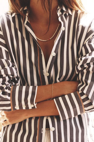 Gillian Shirt | Ink Stripe