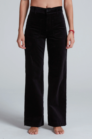 Sailor Velvet Jean | Black