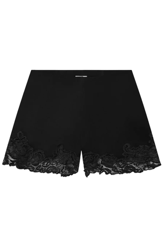 Pipa Satin and Lace Short | Black/Black