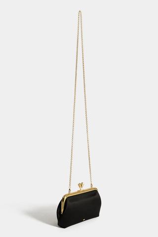 Maud Tassel Clutch | Black