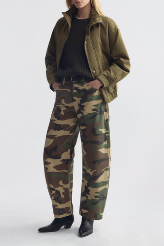 Tribeca Cotton Pant | Khaki Overdyed Camo