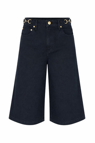 The Rowan Denim Culotte | Noir