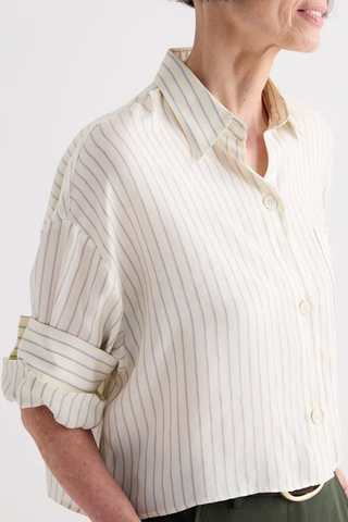 Next Ex Shirt | Ivory/Blue