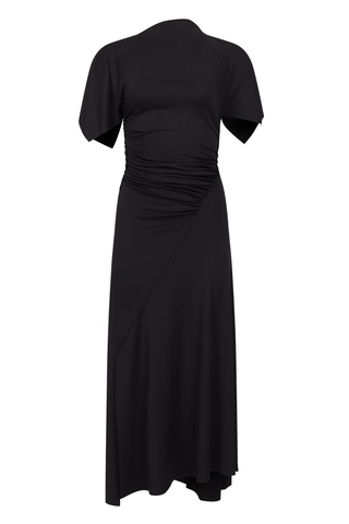 Blousey Midi Dress | Black