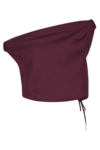 Farfalla Top | Maroon
