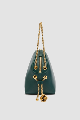Flora Chain Bag | Forest Green